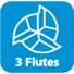 3 Flutes